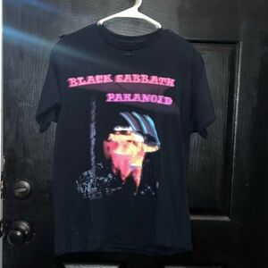 Black Sabbath Paranoid Graphic Tee - Black